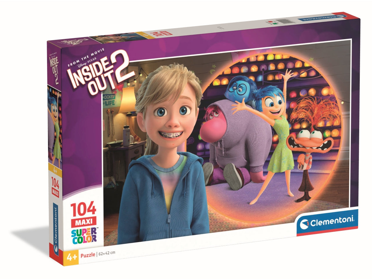 Puzzle 104 pezzi maxi inside out
