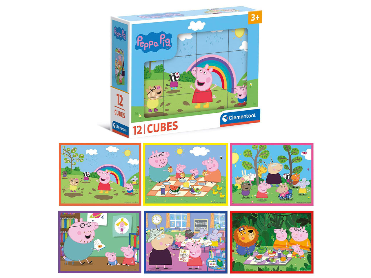 Cubi 12 pezzi peppa pig 2024