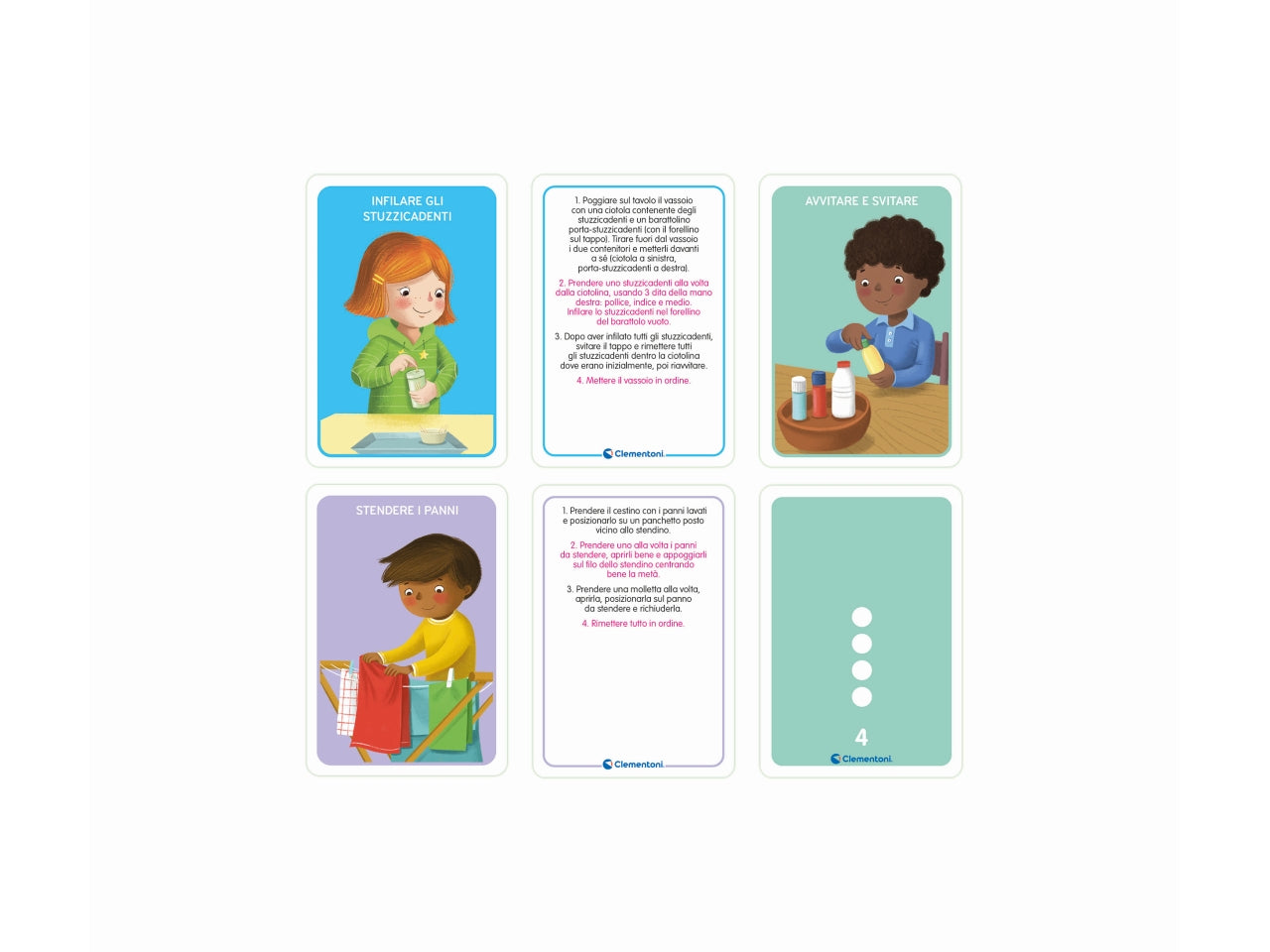 Montessori - carte aiutami a fare da solo