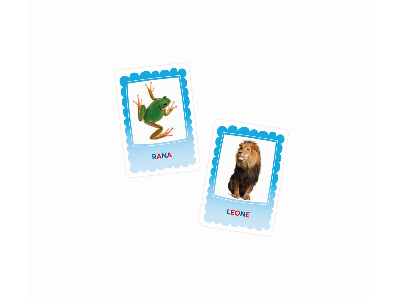 Montessori - flashcard alfabeto tattile