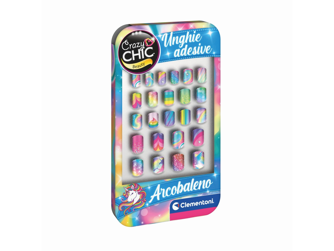 Unghie adesive - arcobaleno