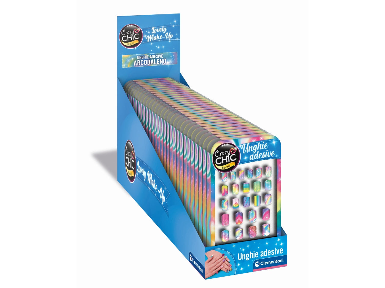 Unghie adesive - arcobaleno