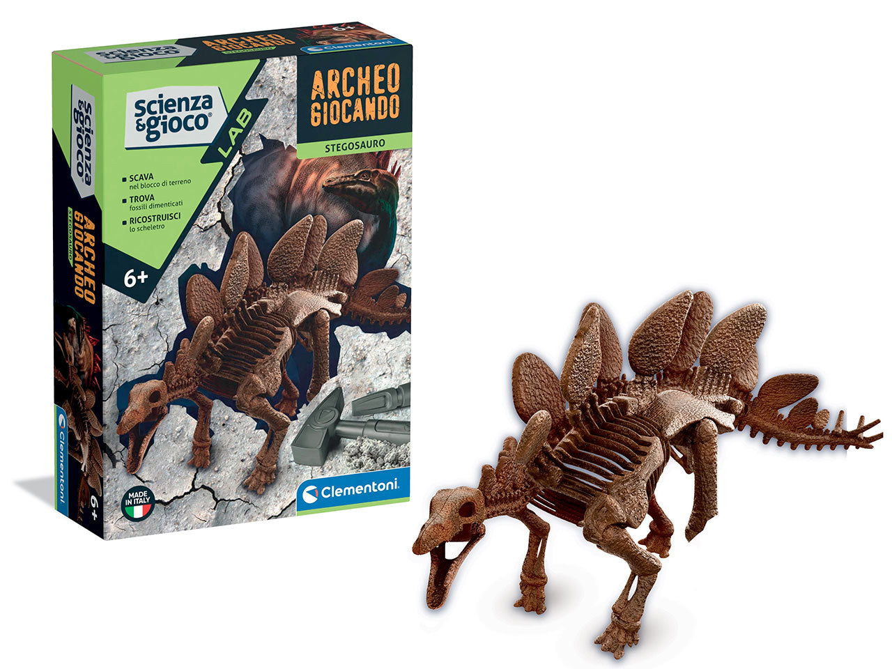 Clementoni Archeogiocando Stegosauro