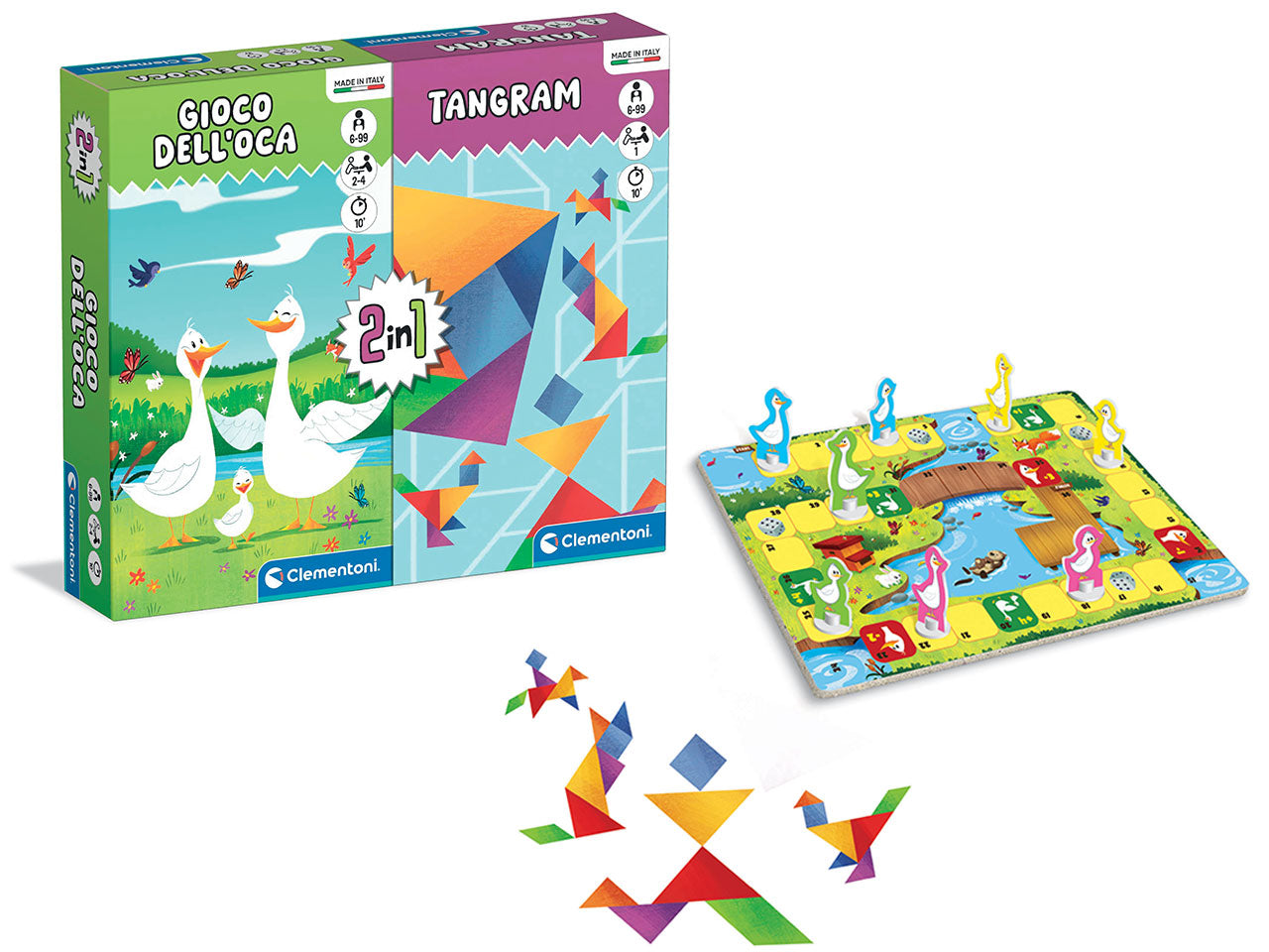 Gioco dell'oca + tangram