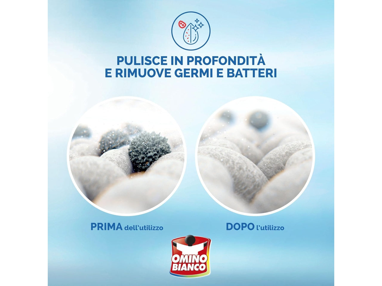 Omino bianco detersivo lavatrice igienizzante 30 lavaggi $