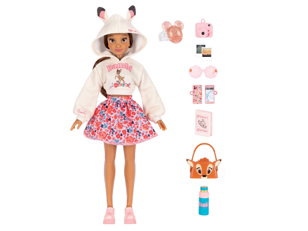 Disney ily fashion dolls bambola con accessori ispirata a bambi