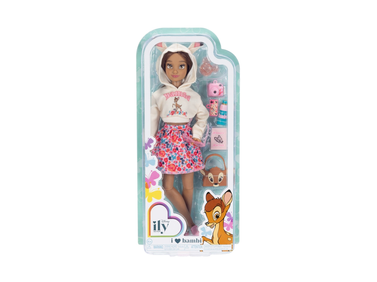 Disney ily fashion dolls bambola con accessori ispirata a bambi