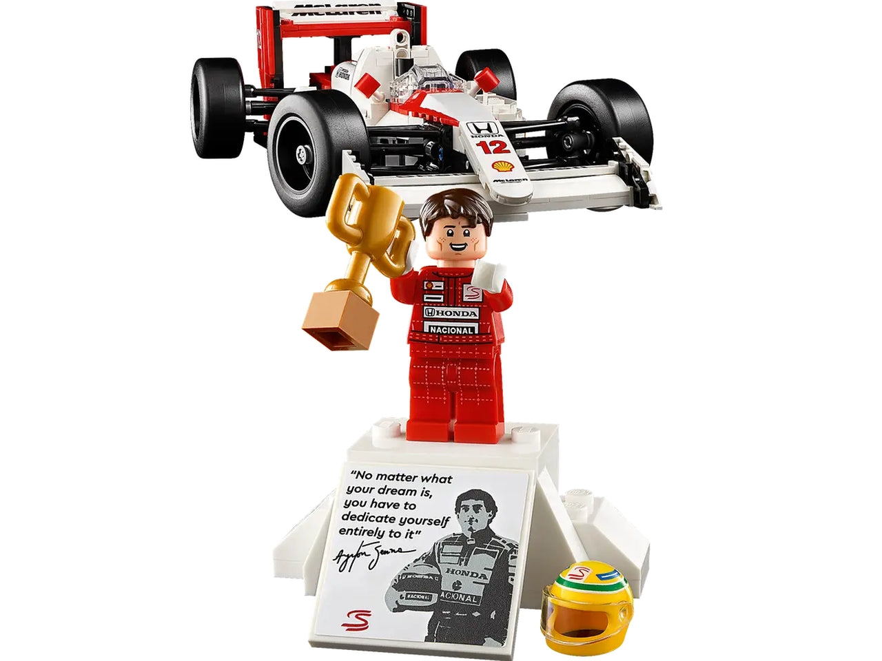 Lego Icons meclaren c/ayrton senna mp4/4 693 pezzi per età 18+ 10330
