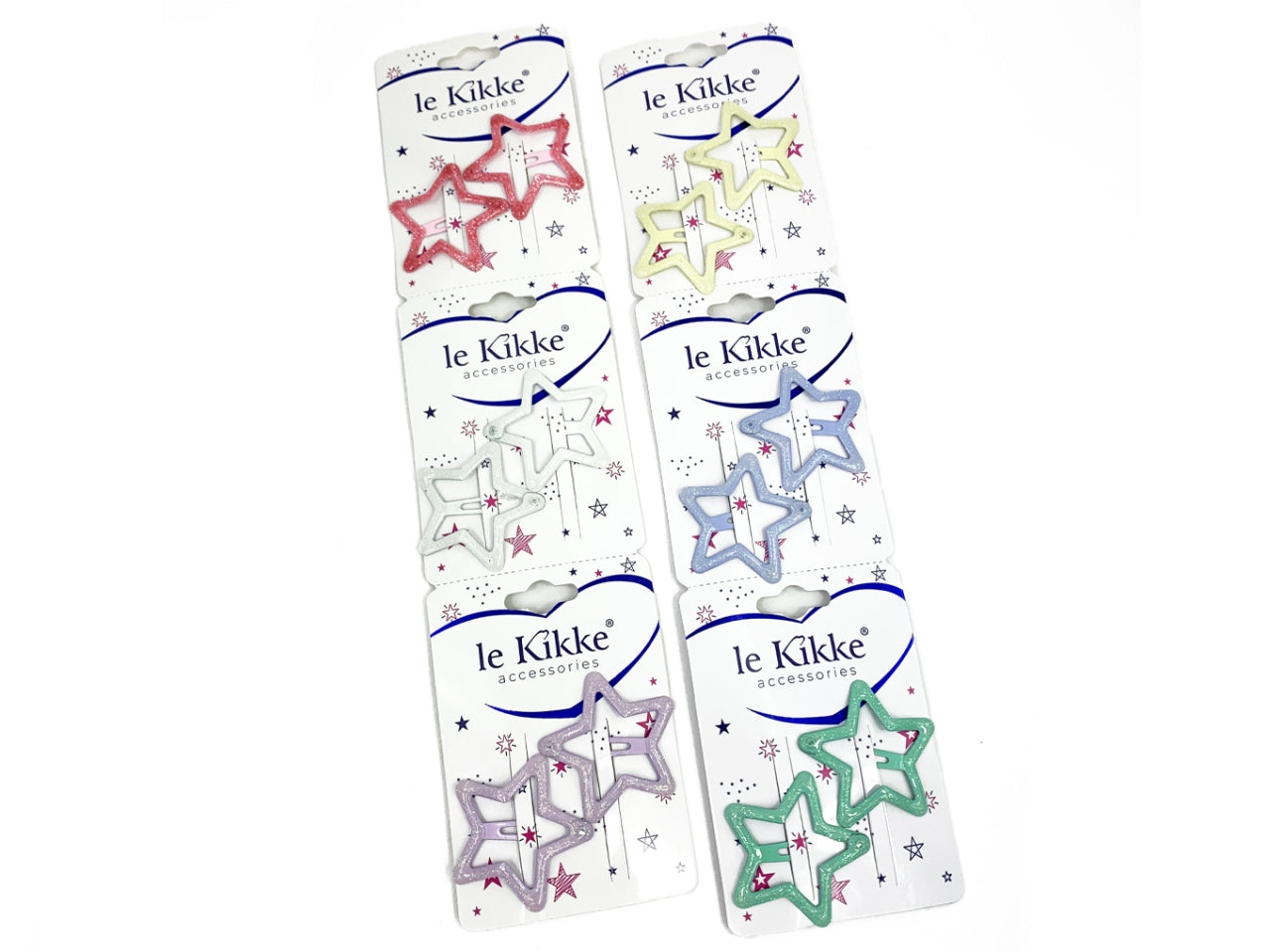 Clic clac stella glitter pastel