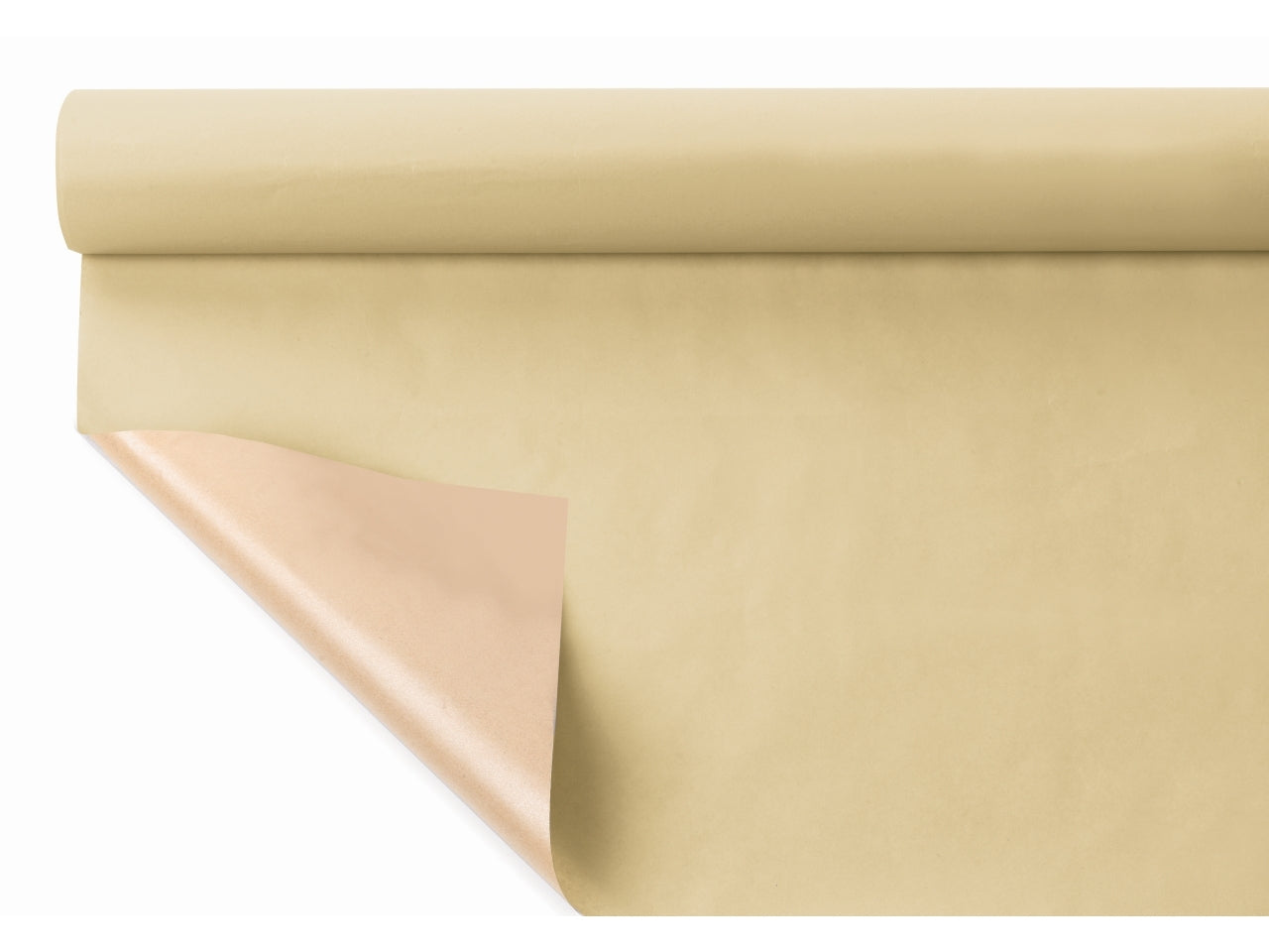 Bobina carta fondo pieno 1X25mt crema
