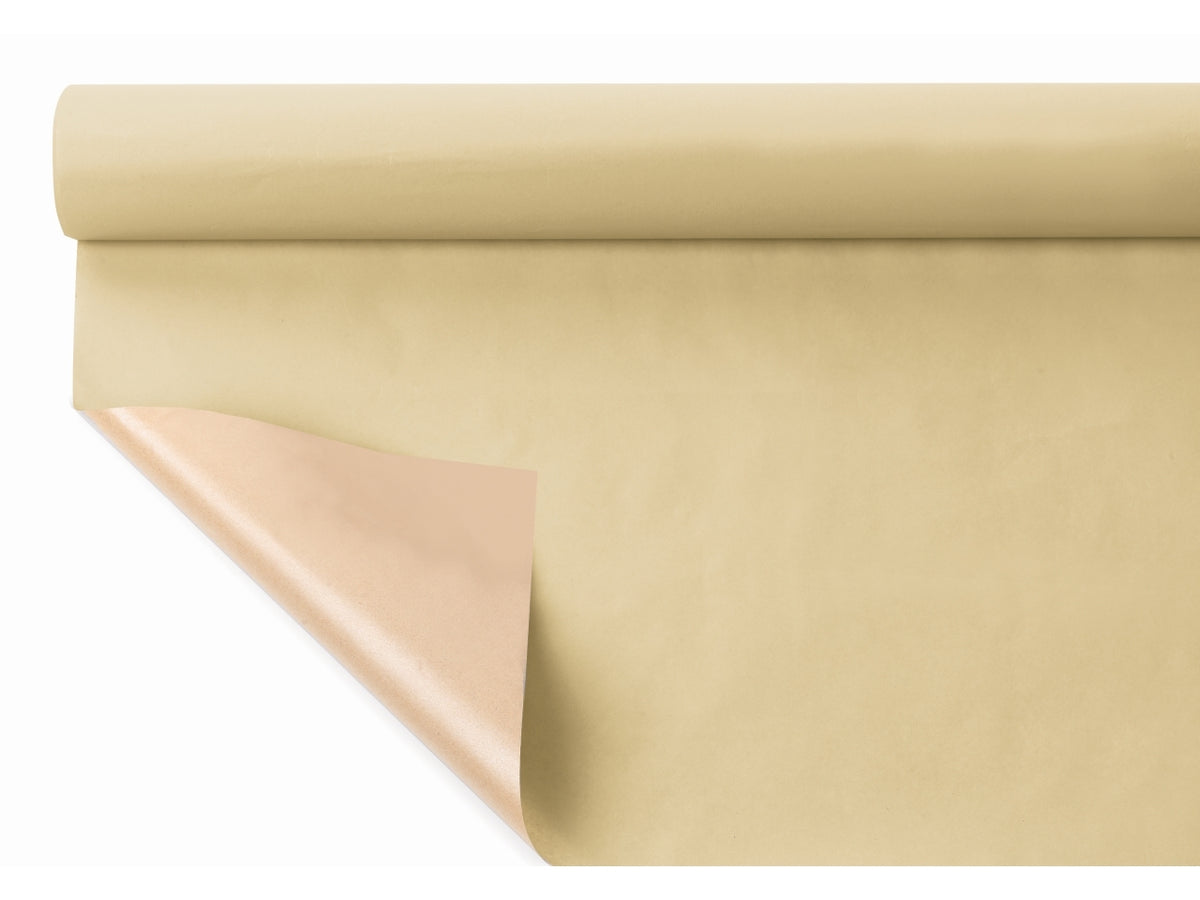 Bobina carta fondo pieno 1X25mt crema