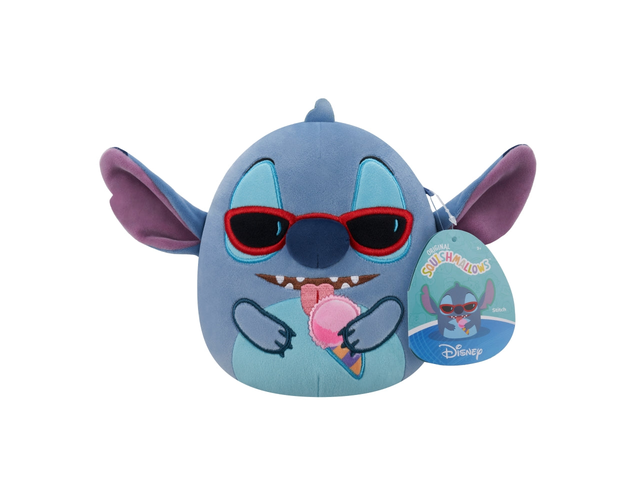 Peluche squishmallows disney stitch 25cm assortiti