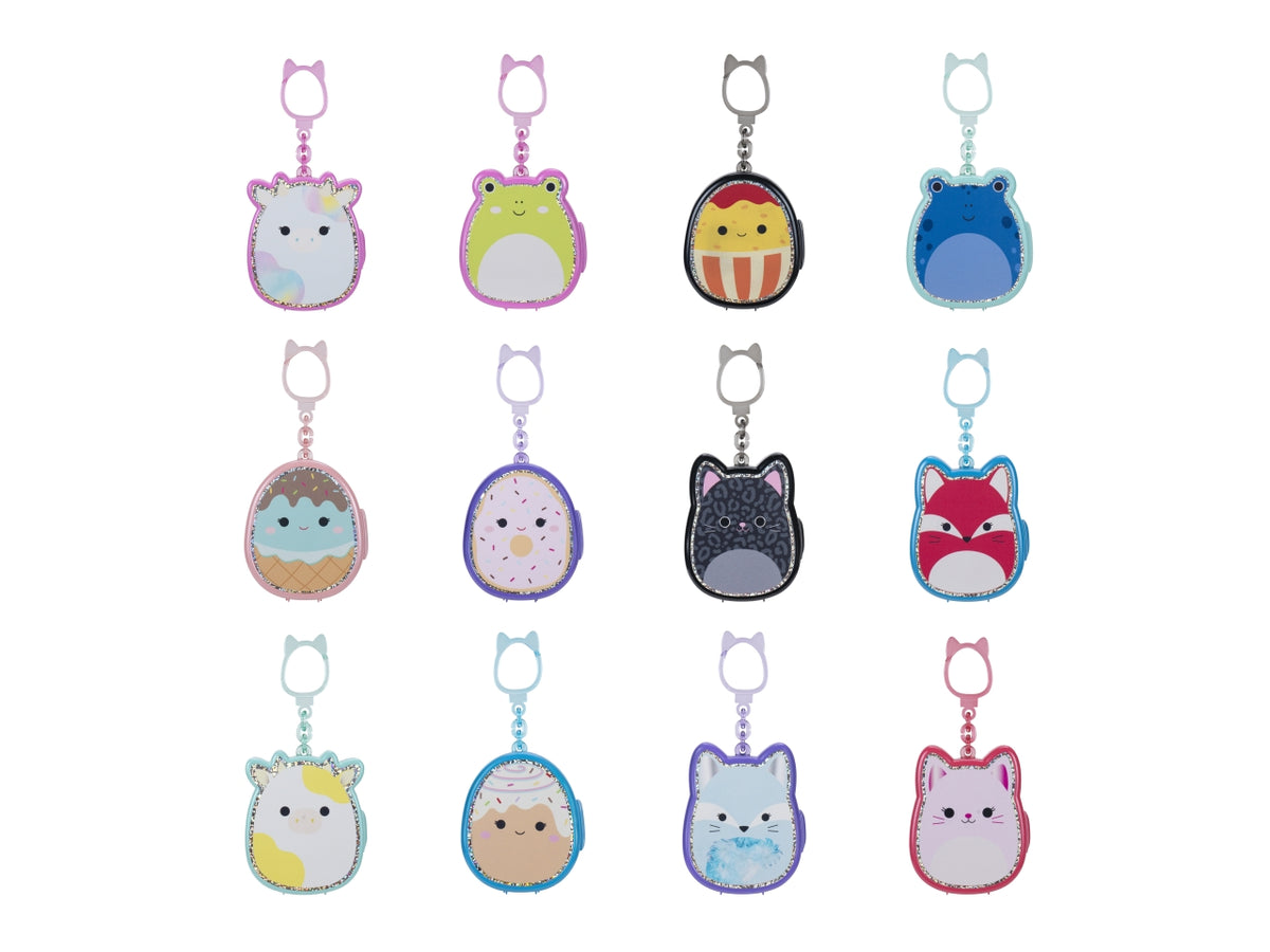 Squish a longs porta-charms con 3 personaggi inclusi assortiti