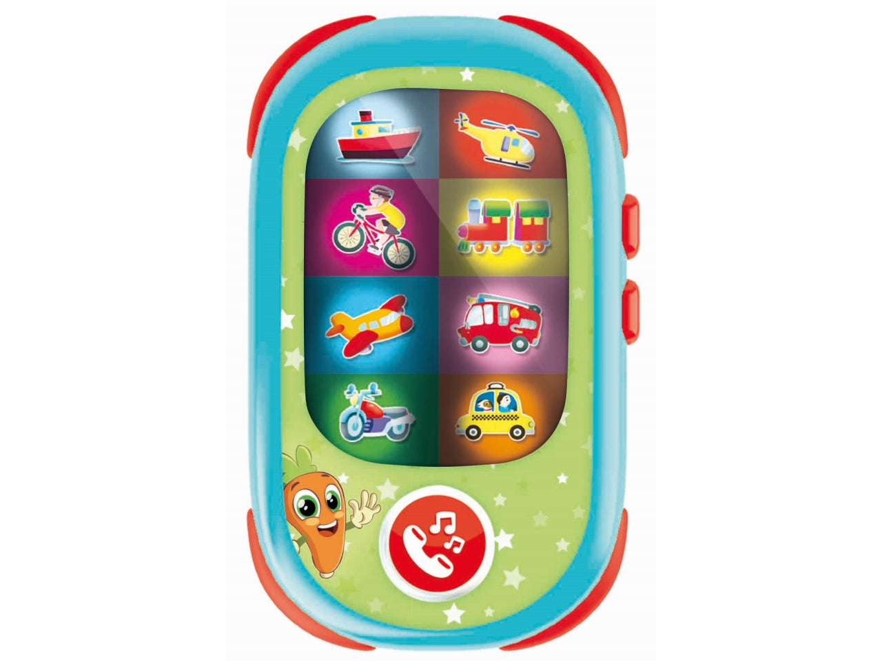 Carotina baby smartphone con magico display luminoso