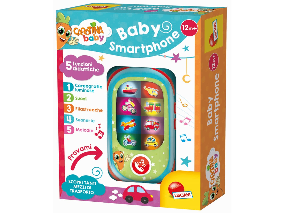 Carotina baby smartphone con magico display luminoso