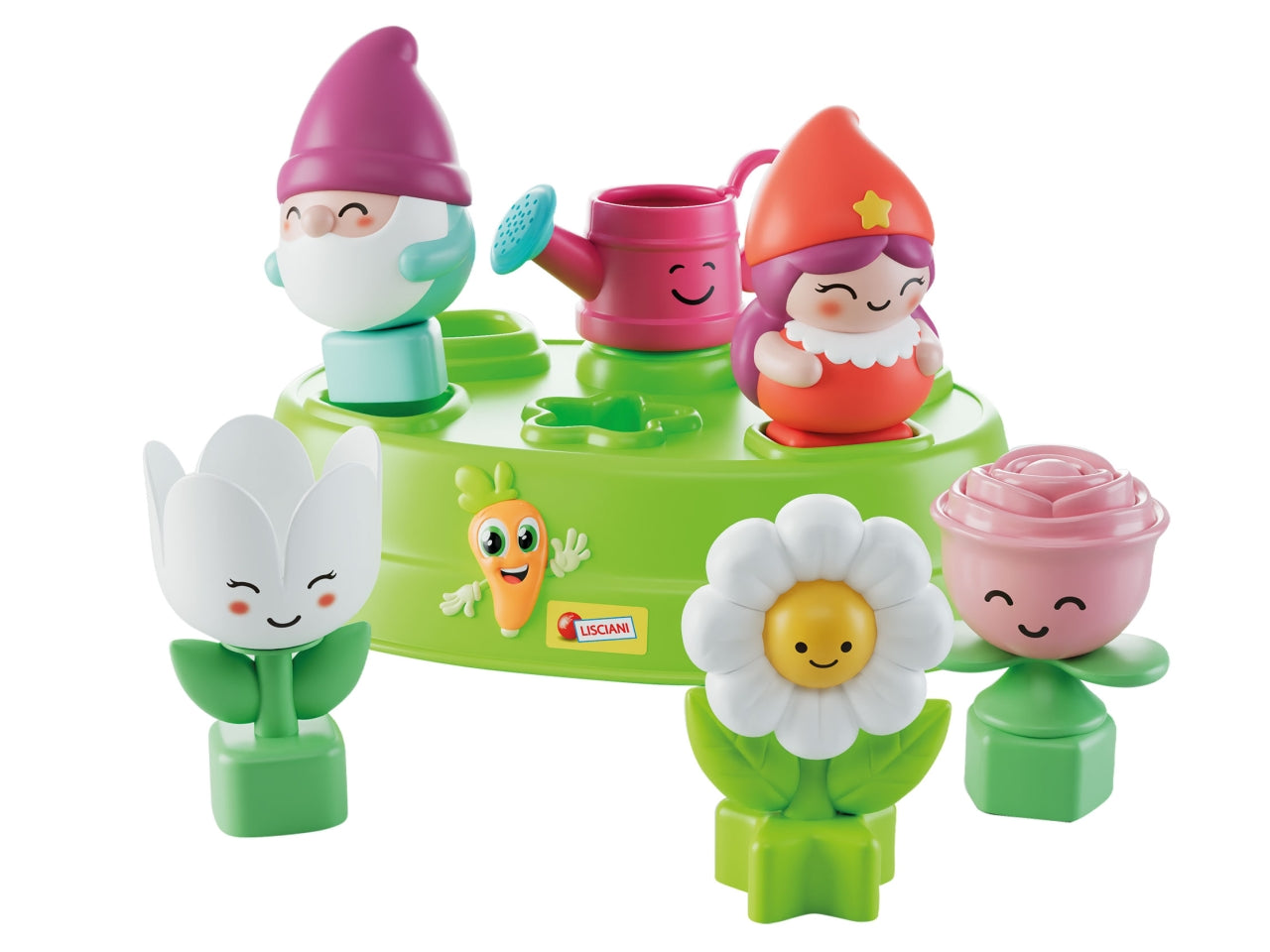 Carotina edu shapes gnome and flowers