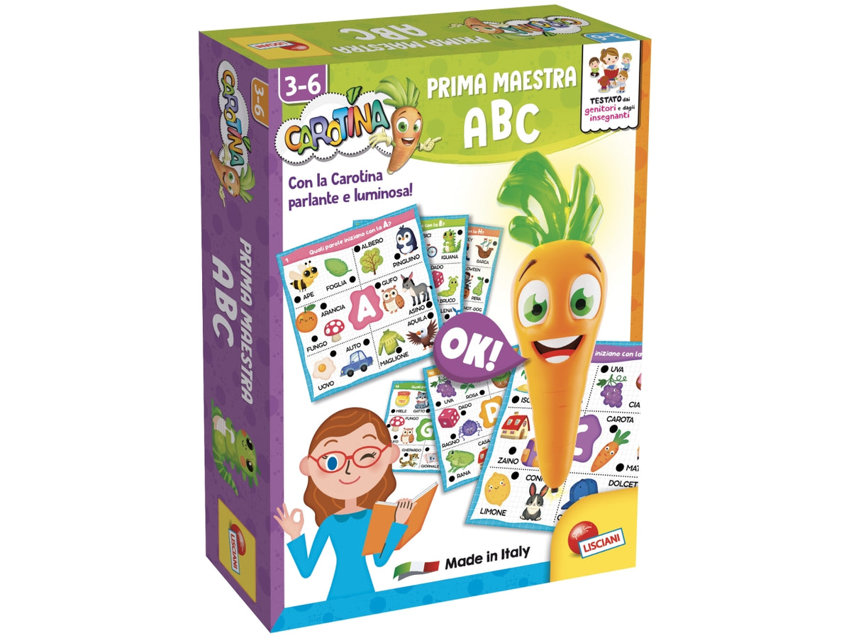 Carotina prima maestra abc con penna interattiva
