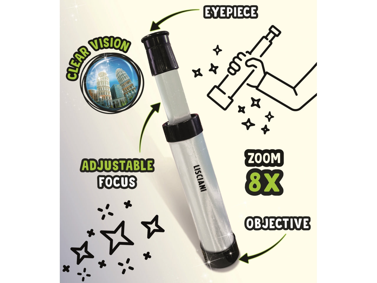 I'm a genius telescopio portatile