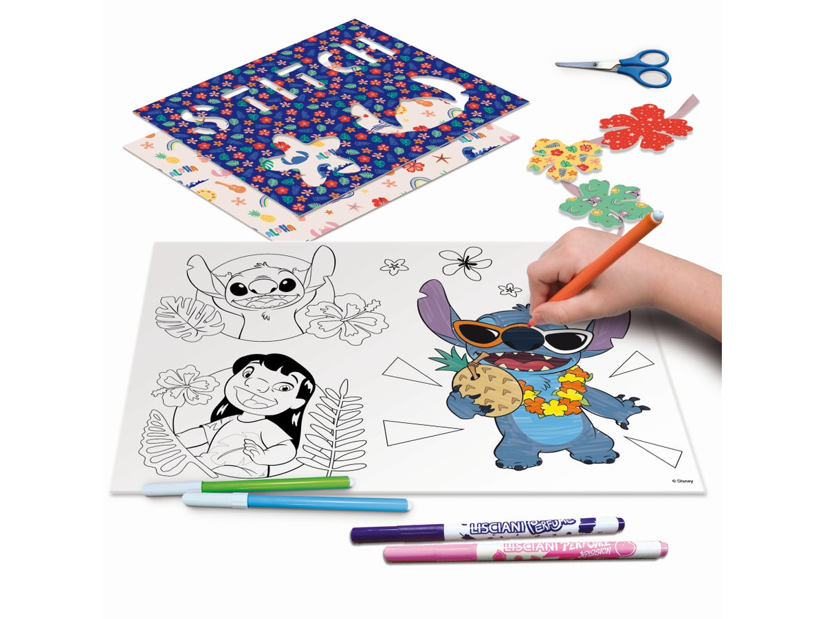 Stitch drawing school with light table
