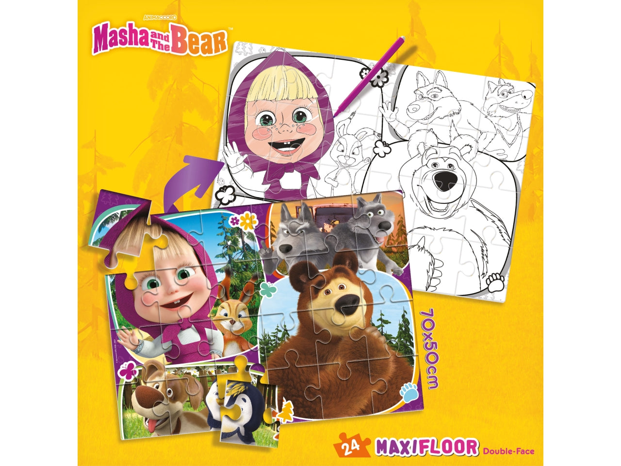Masha puzzle d f maxifloor 24