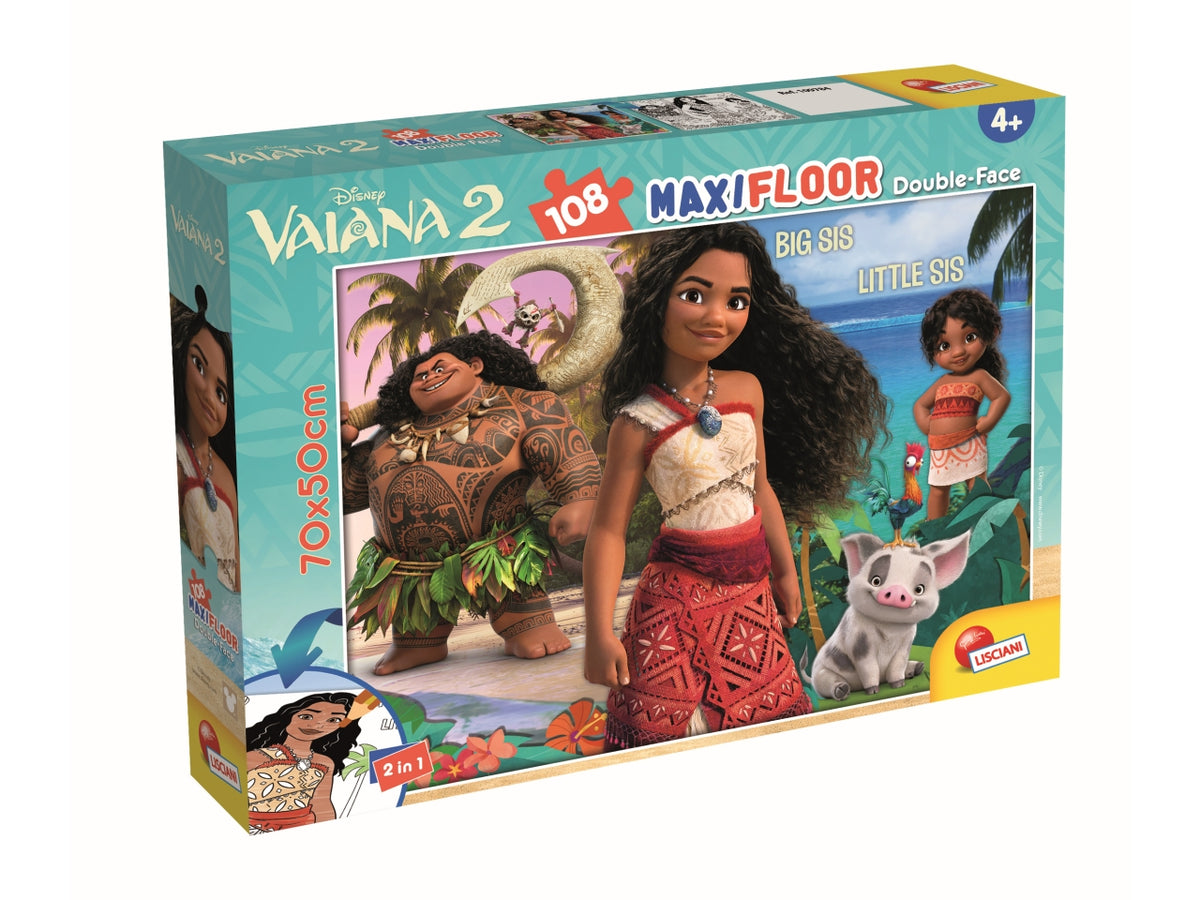 Puzzle maxifloor 108 pezzi oceania 2 disney