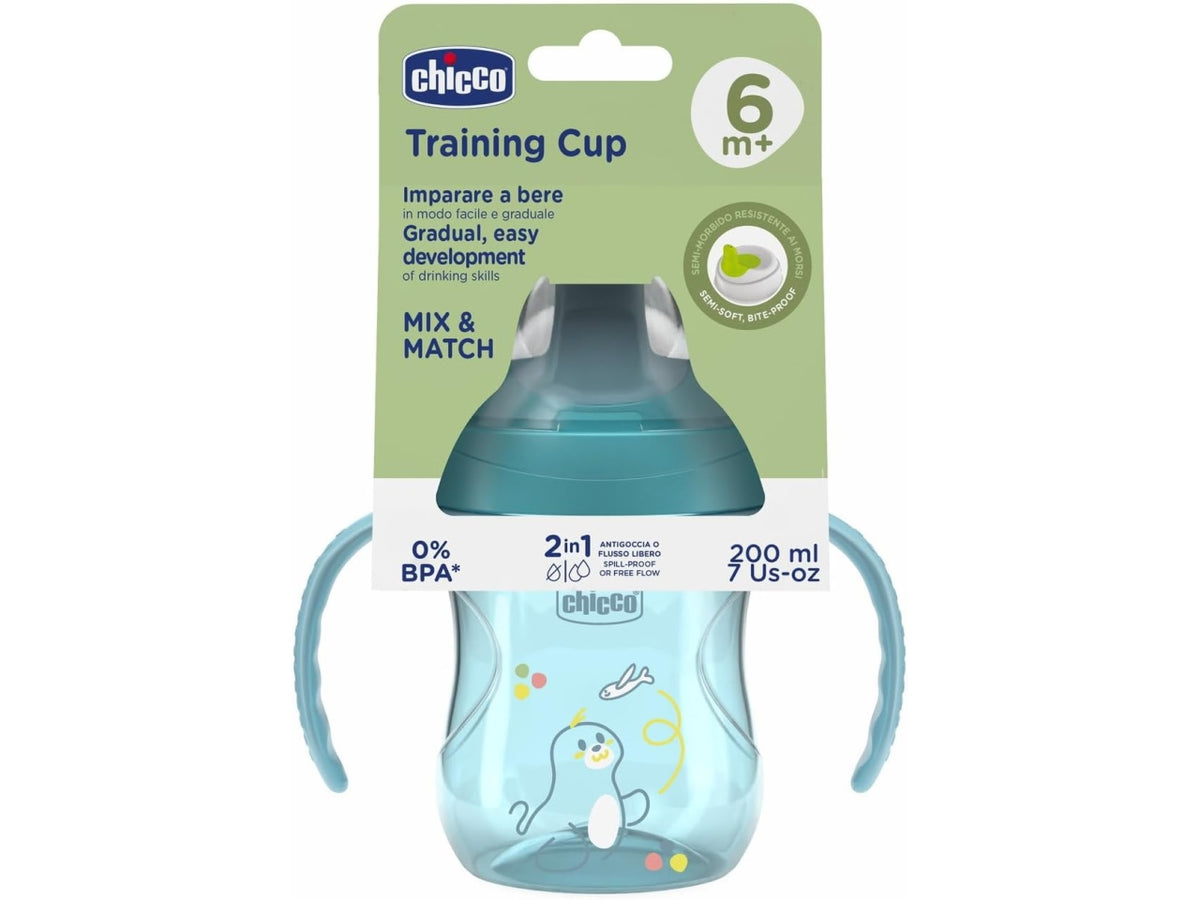 Tazza training azzurra consigliato da 6m+