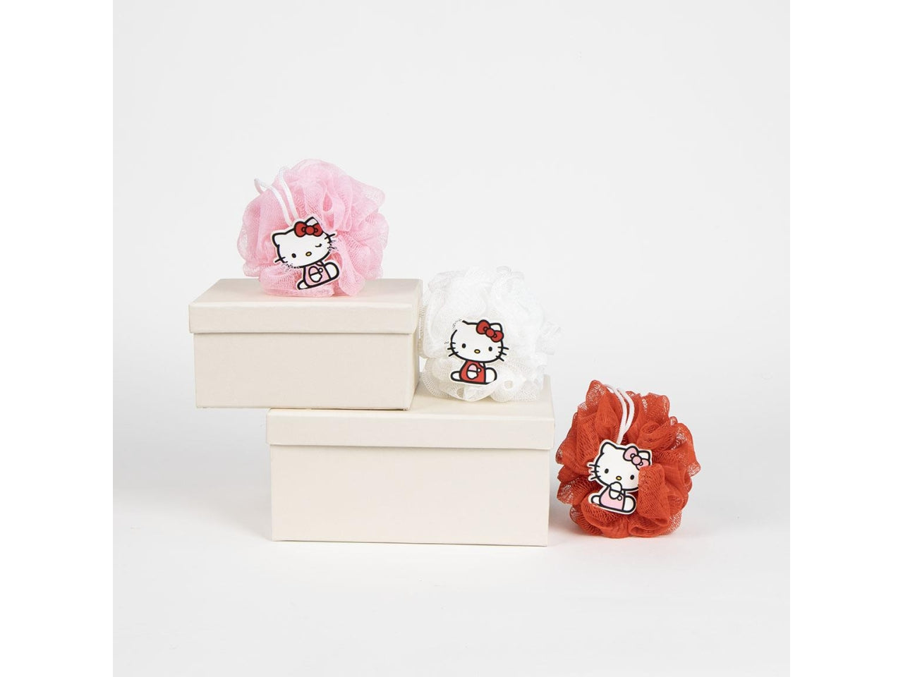 Hello kitty spugna bagno bianca