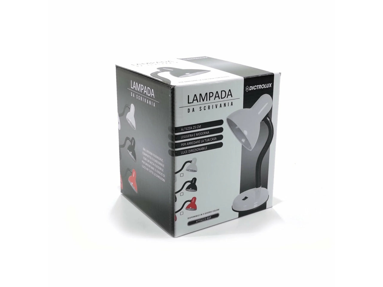 Lampada scrivania tonda in colori assortiti