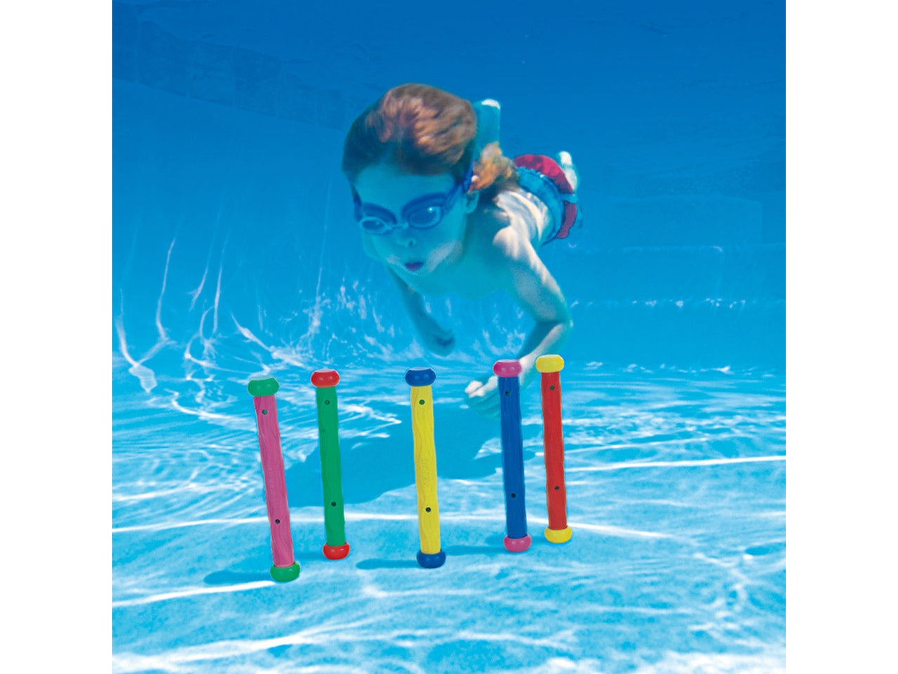 Bastoncini gonfiabili dive 5 assortiti