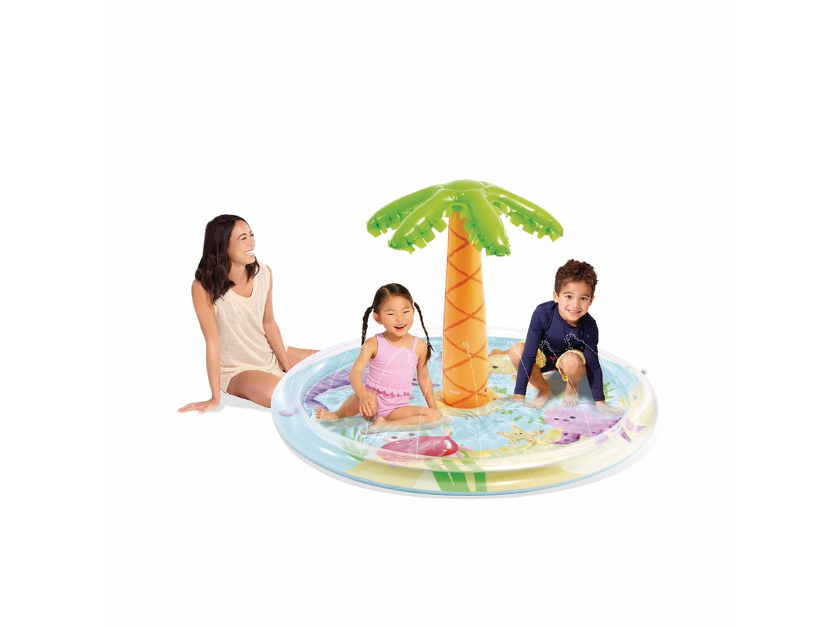 Piscina palma con spruzzo cm 173x104