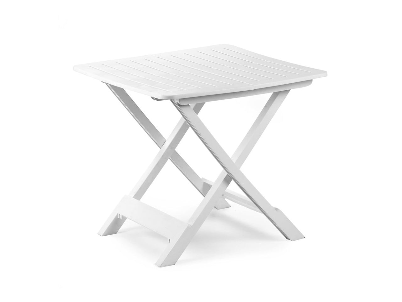 Tavolo in plp pieghevole tevere bianco 79x72x70cm
