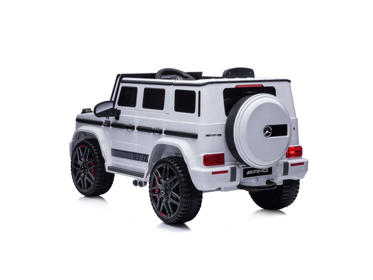 Auto elettriche suv mercedes g63 amg di colore bianco