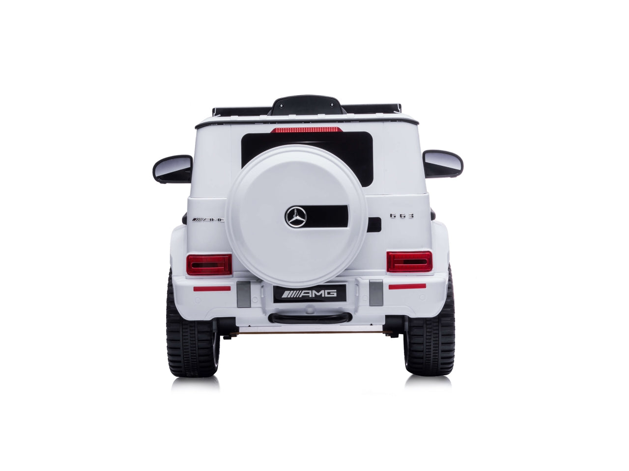 Auto elettriche suv mercedes g63 amg di colore bianco