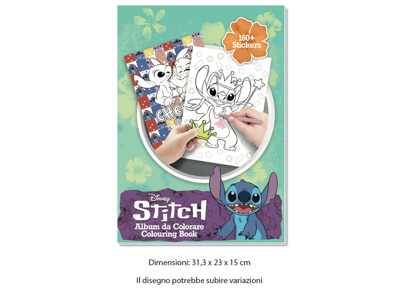 Stitch libro da colorare