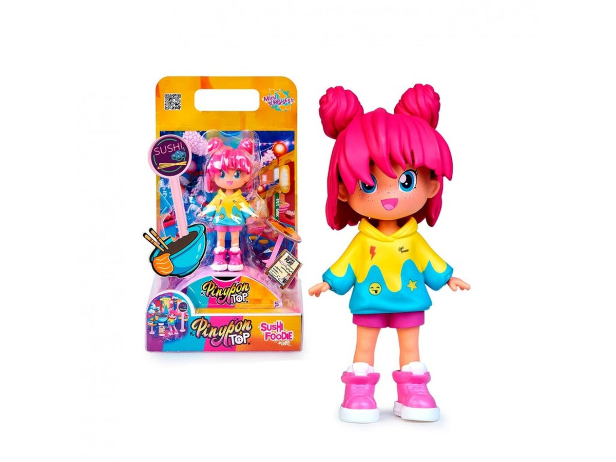 Bambola pinypon top foodie girl 3 assortimenti
