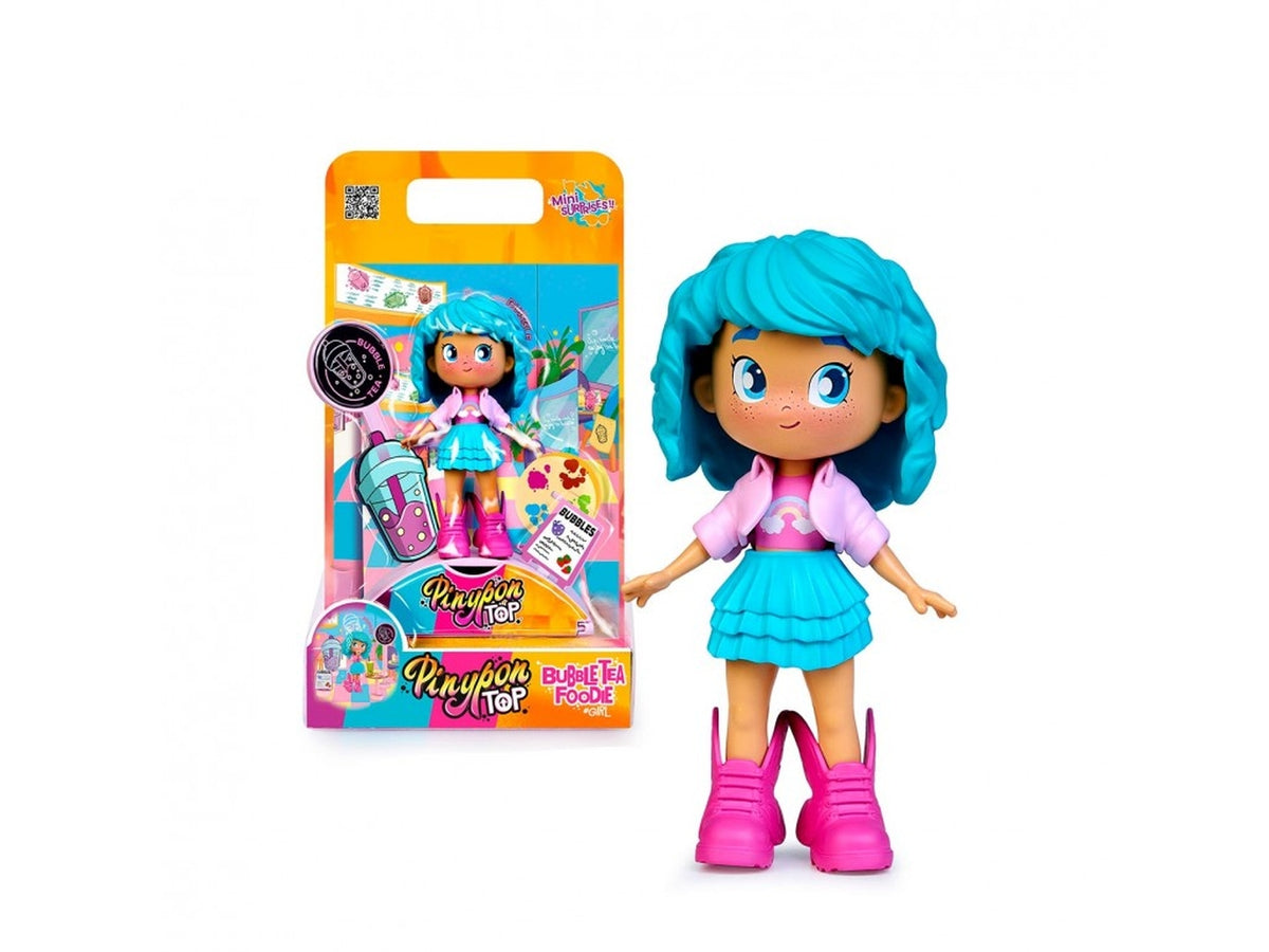 Bambola pinypon top foodie girl 3 assortimenti