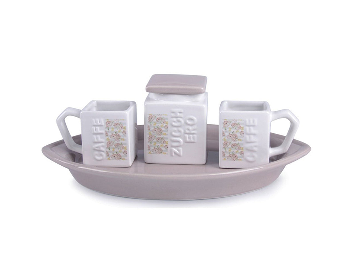 Peonias set da caffe' per 2