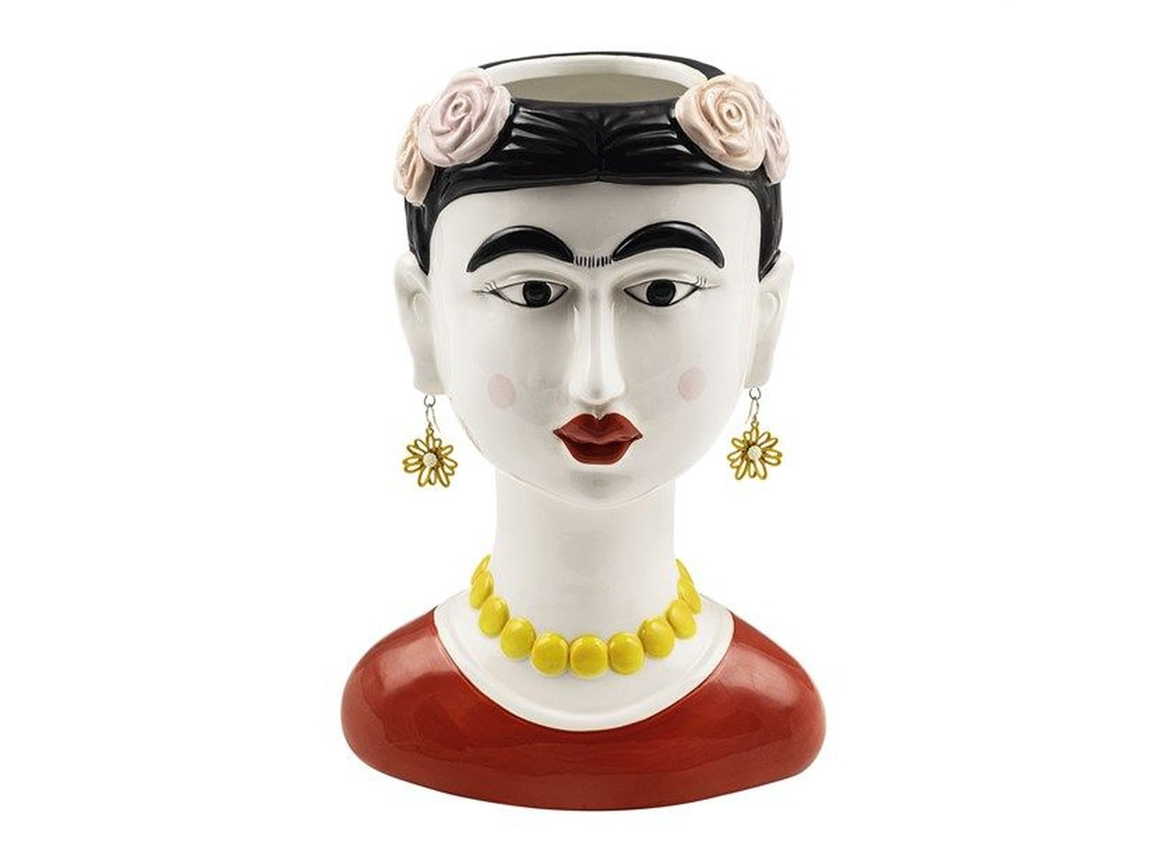 Viso donna ceramica