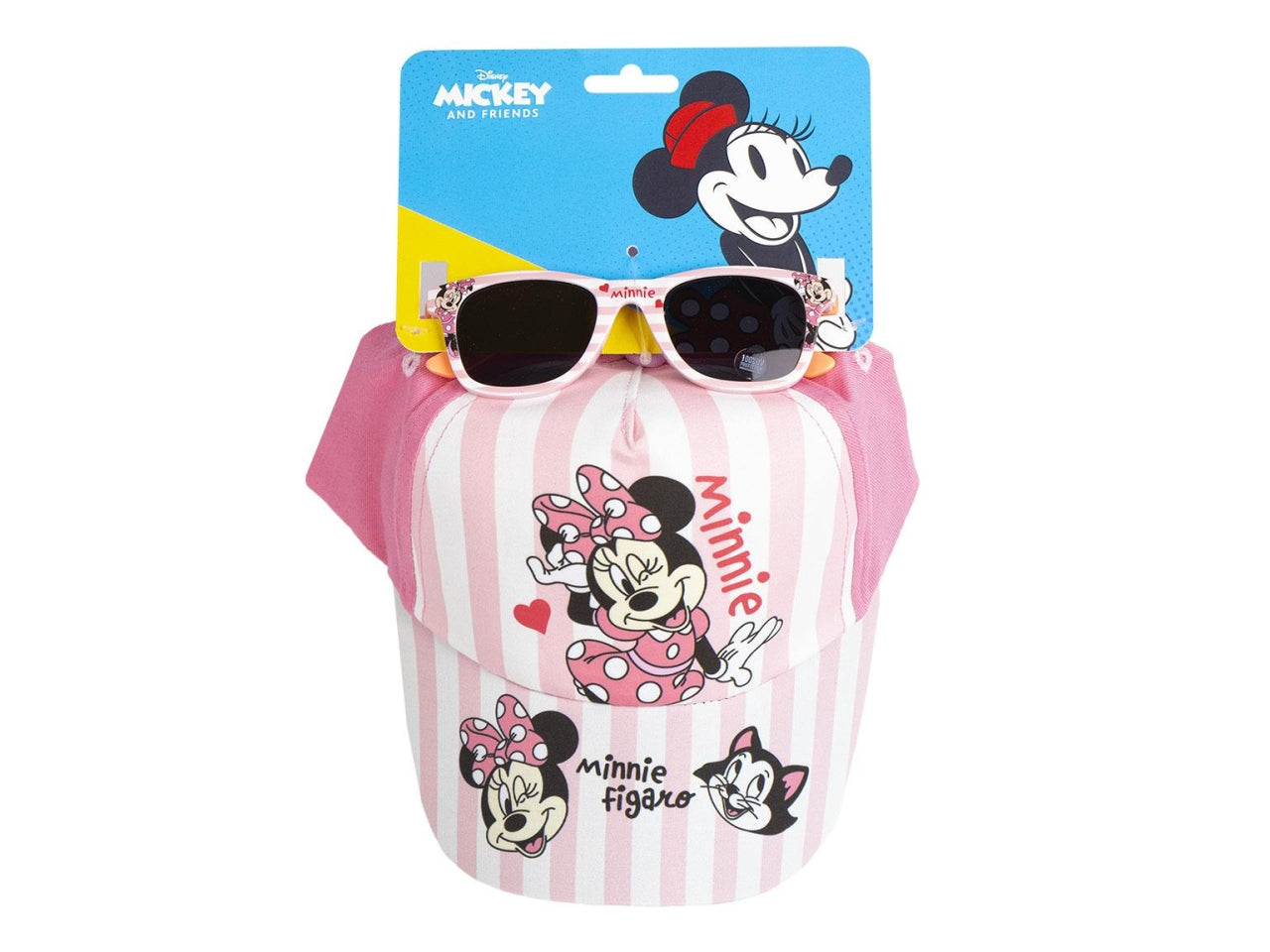 Minnie set cappellino con visiera e occhiali da sole