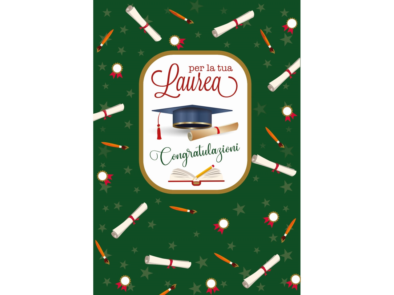 Biglietto auguri laurea