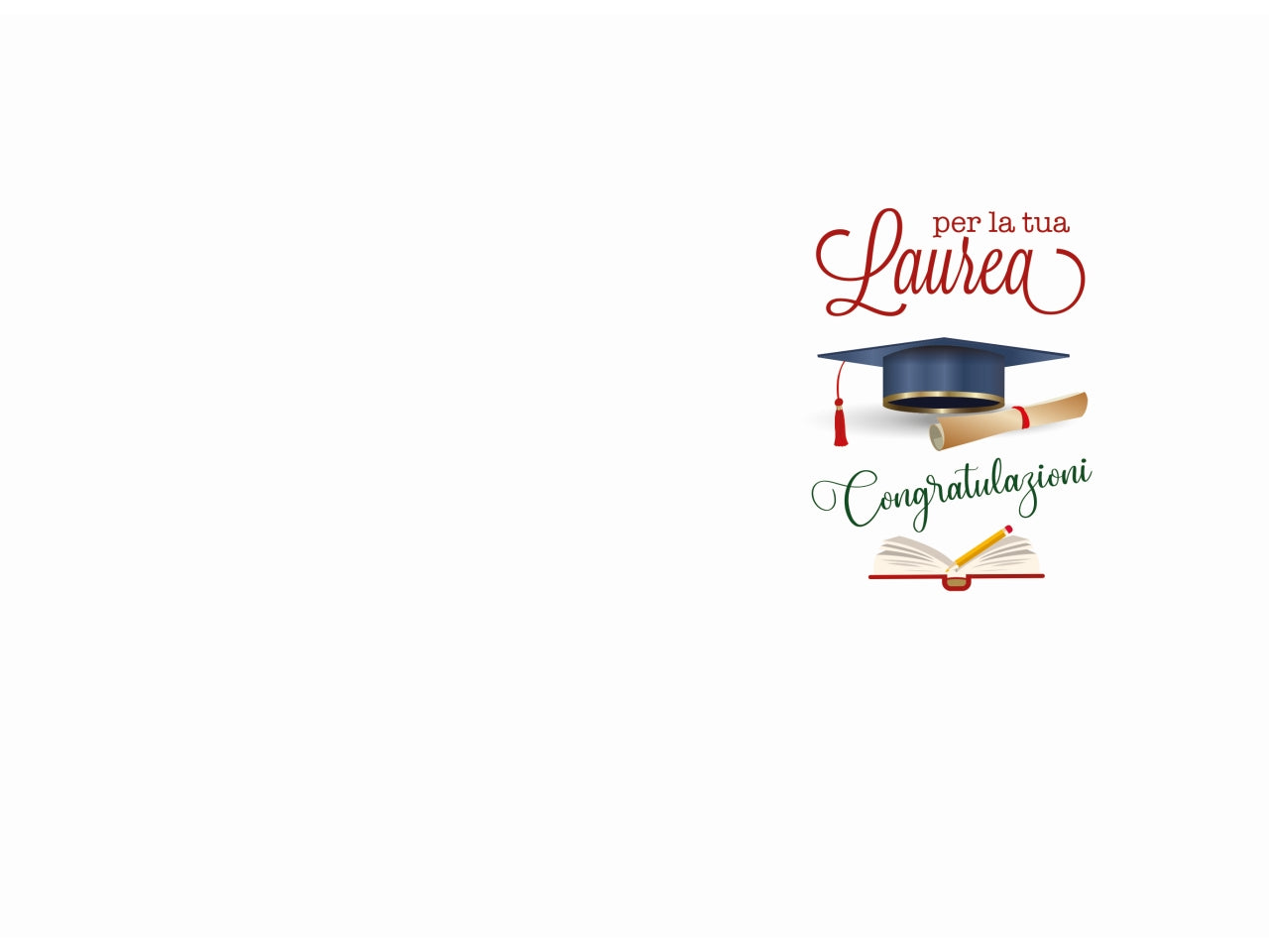 Biglietto auguri laurea