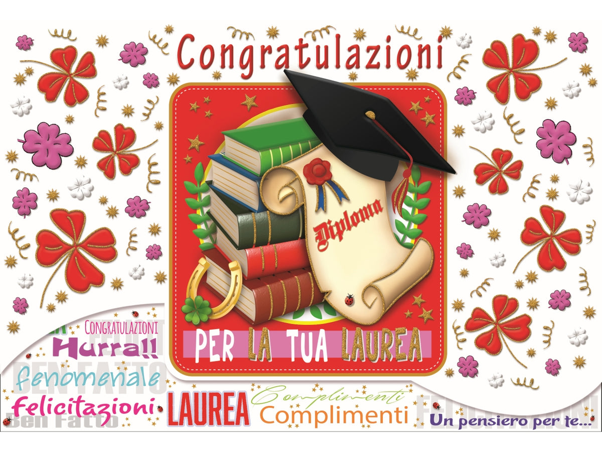 Biglietto portasoldi auguri laurea