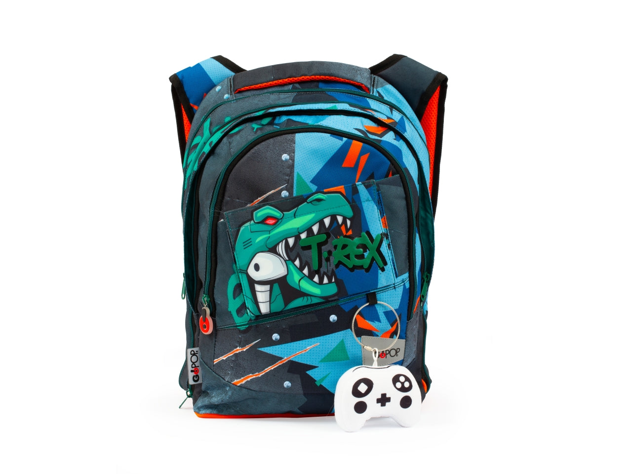 Gopop zaino estensibile round t-rex