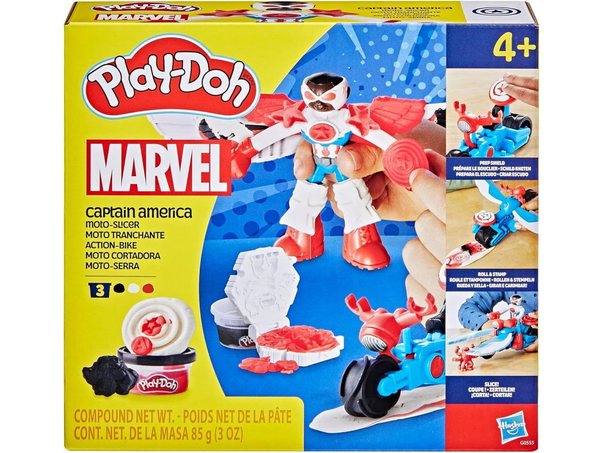 Play-doh moto di captain america