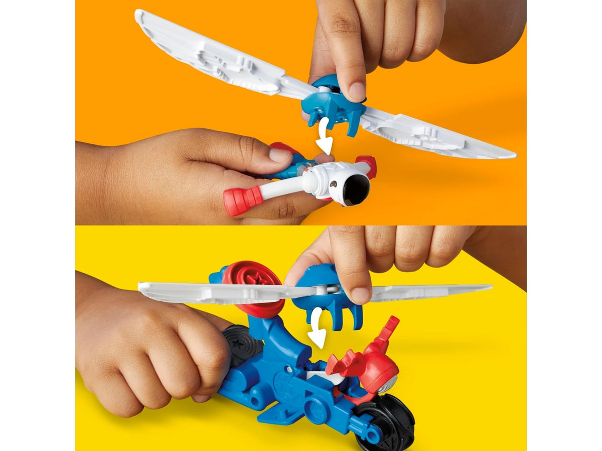 Play-doh moto di captain america