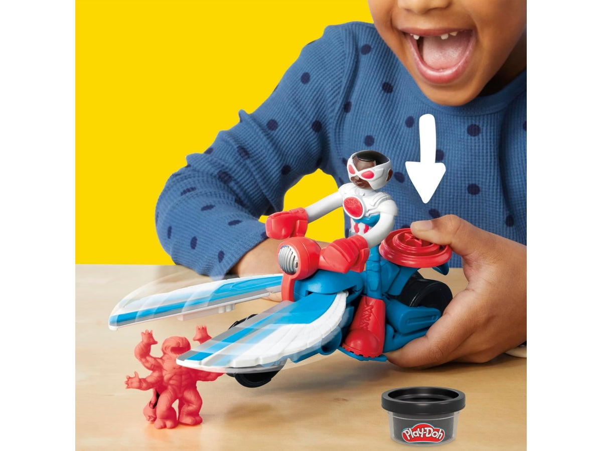 Play-doh moto di captain america