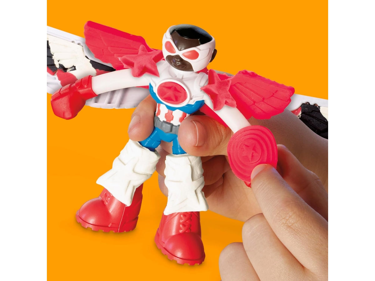 Play-doh moto di captain america