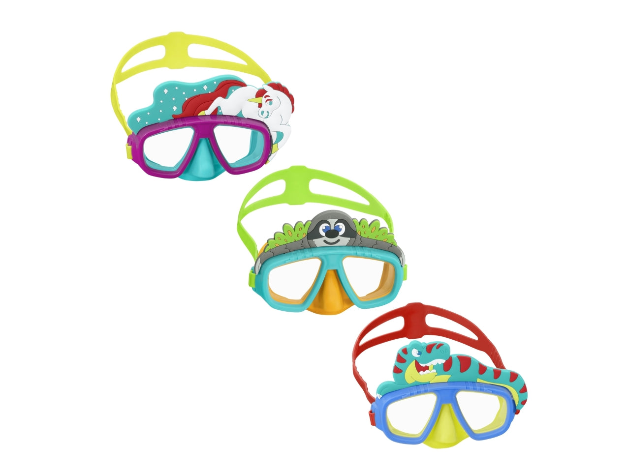 Maschera animaletto per bambini da 3-6 anni in colori assortiti $