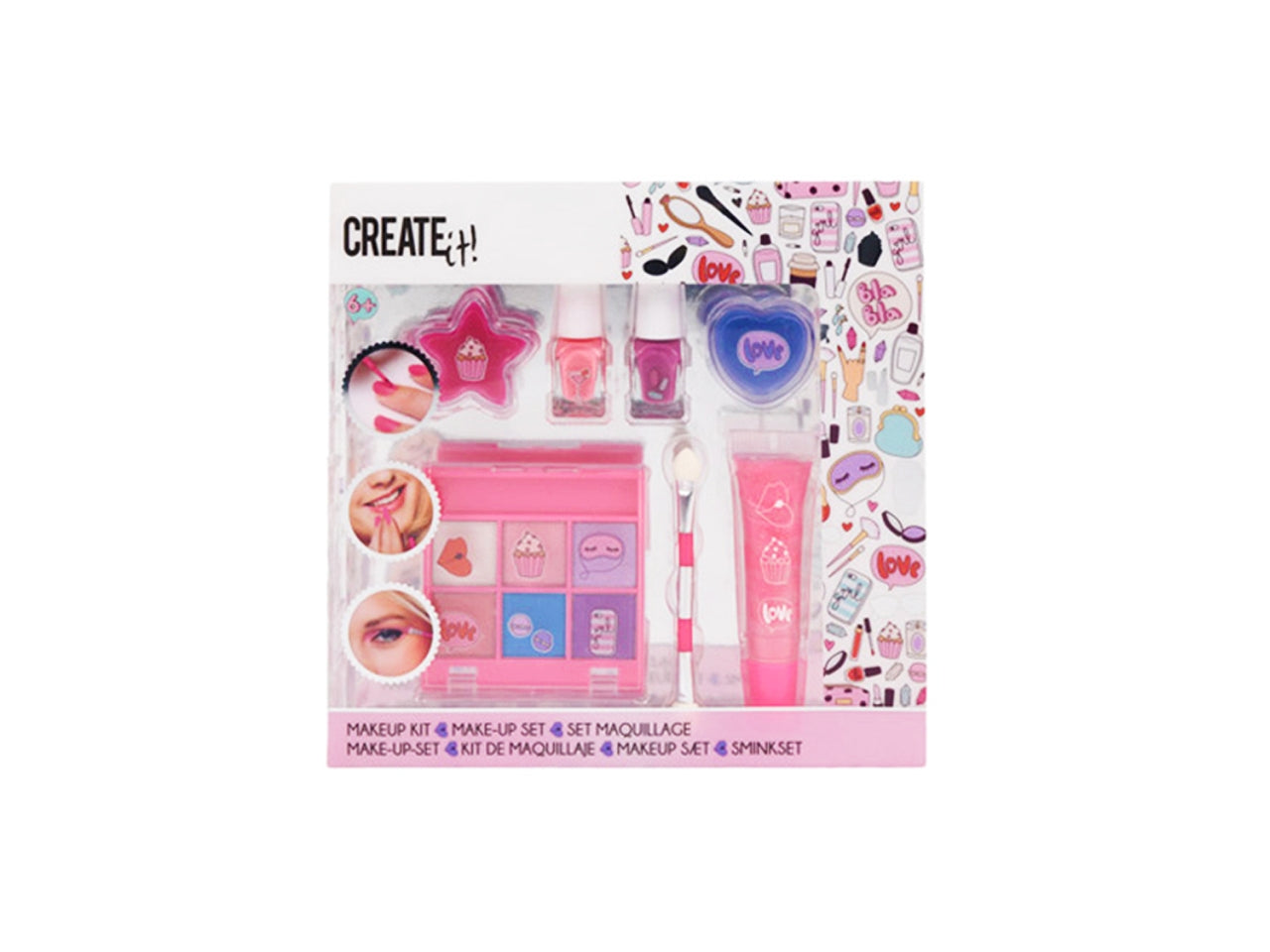 Create it! set makeup ombretti e smalti