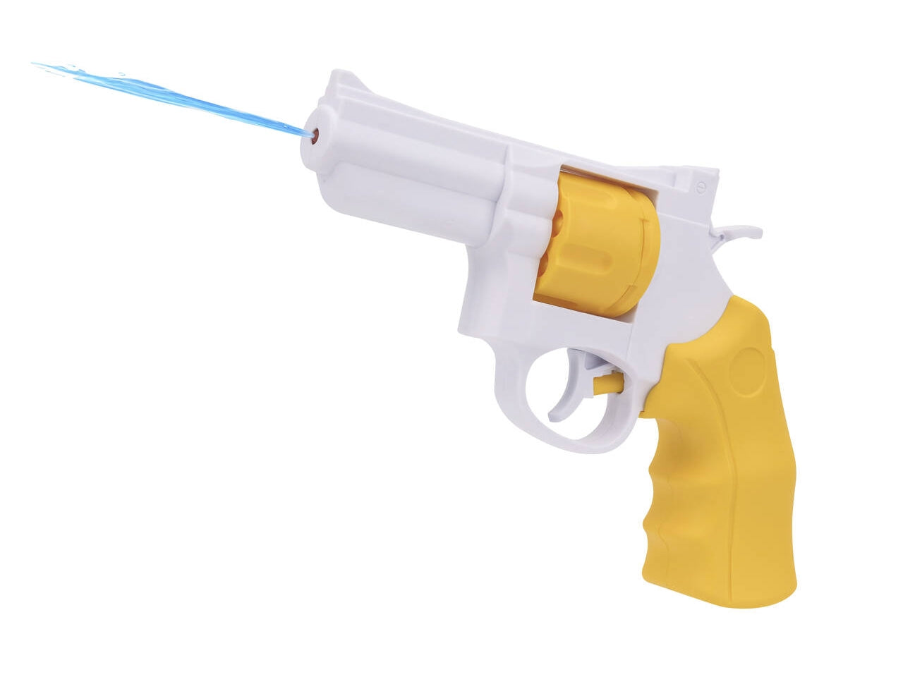Pistola ad acqua 17cm con tamburo e grilletto 3 colori assortiti
